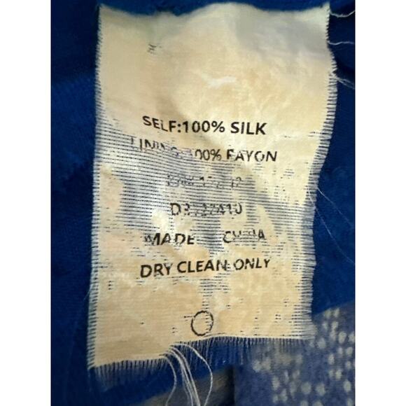 Rory Beca Whim Dress Blue Print Boho Women’s Size L - Picture 8 of 8